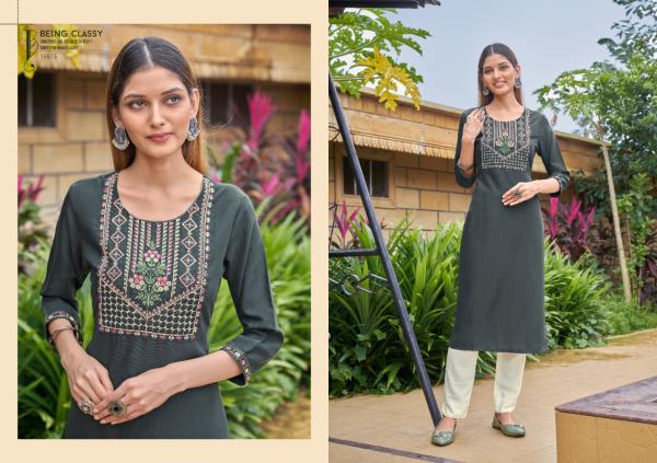 Kalaroop Liza Vol 3 Rayon Fancy Designer Kurti Collection